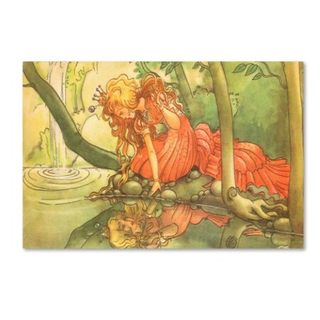 Vintage Apple Collection 'CA Fairy 36' Canvas Art,30x47